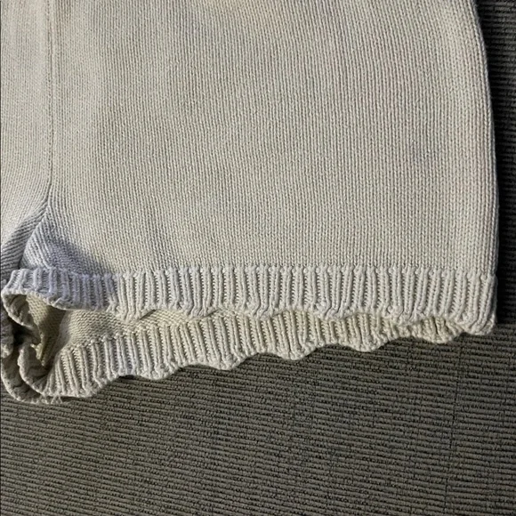 Cotton On Ribbed Knit Shorts in Cream - Picture 2 of 3